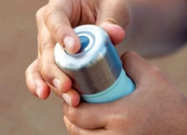 Replace the lid on your free bottle or any ‘cola-top' bottle